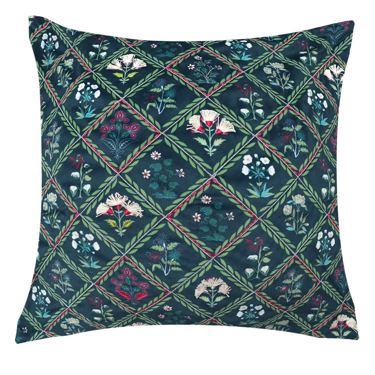 Jaali Grid Cushion Cover 16x16"