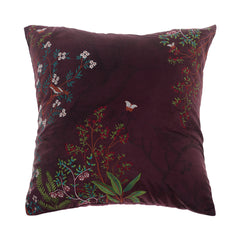 Plum Garden Cushion Cover 18x18"