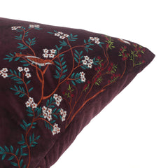 Plum Garden Cushion Cover 18x18"