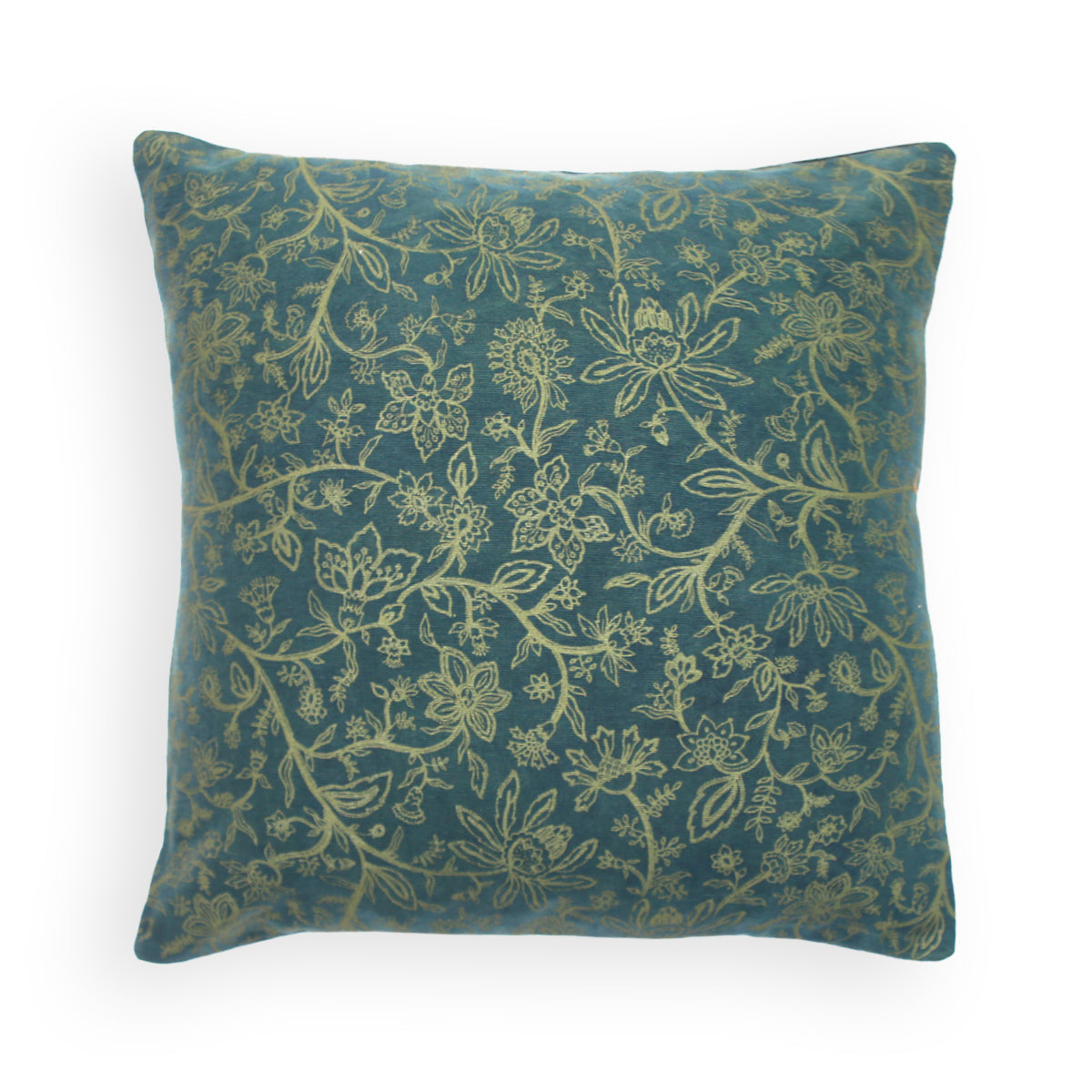 Olive Self Cushion Cover 18x18"