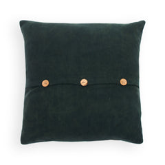 Olive Self Cushion Cover 18x18"