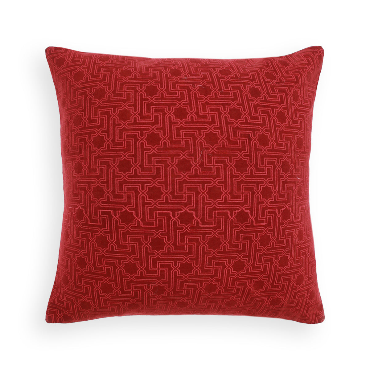 Self Madder Cushion Cover 18x18"