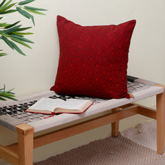 Self Madder Cushion Cover 18x18"