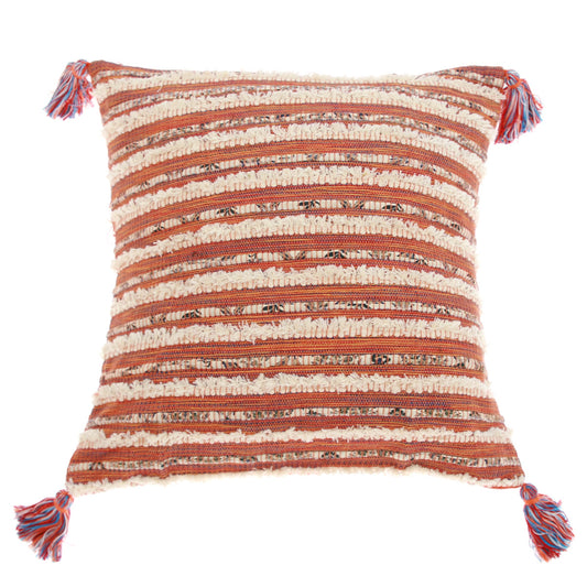 Multi Textures Cushion Cover 18x18" - Habitt