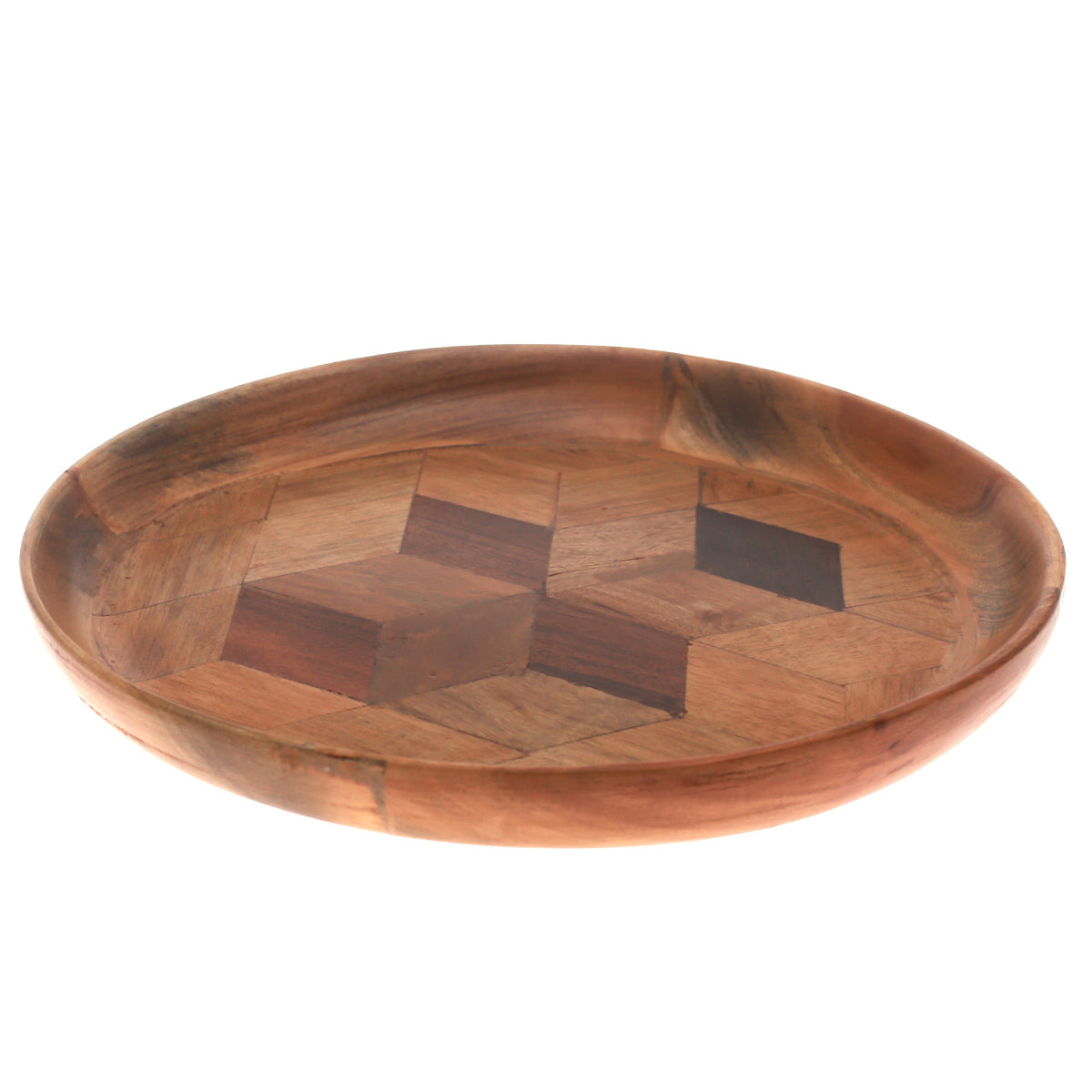 Round Wooden Tray