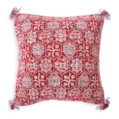 Tangerine Ethnic Cushion Cover 20x20"