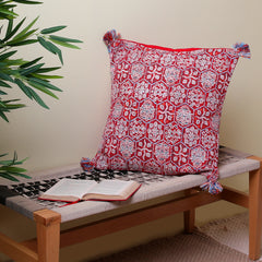 Tangerine Ethnic Cushion Cover 20x20"