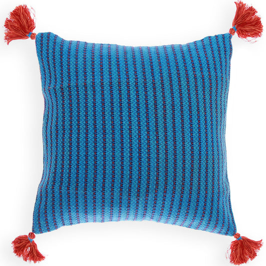 Blue Kantha Cushion cover 20x20" - Habitt