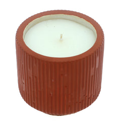 Wooden textures Candle Pot ....