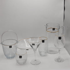 Fashionable Monte Carlo Crystal Drinkware Cool Set - 28 Pcs