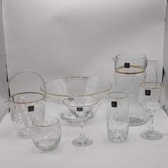 Classy Monte Carlo Crystal Drinkware Cool Set - 28 Pcs