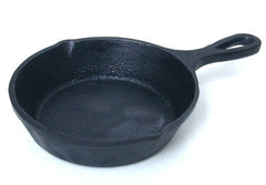 Cast Iron Skillet 4 Inch (10 CM) Naturally Non Stick, Pre-Seasoned, Krucible Kitchen