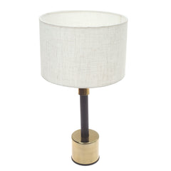 Wooden plain Brass Table Lamp ....