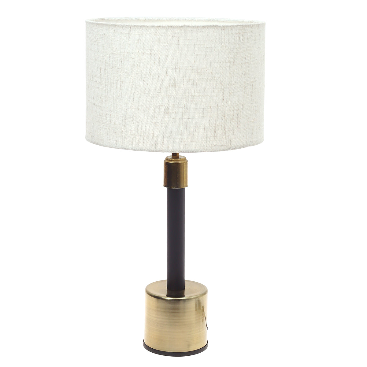 Wooden plain Brass Table Lamp ....