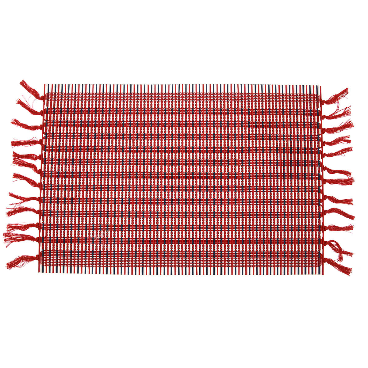 Stripey Bamboo Mat 13x19"