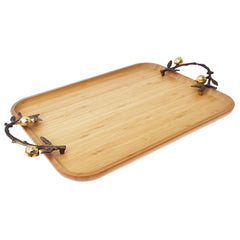 Rect Tray Wood Med ORCHID WB1052