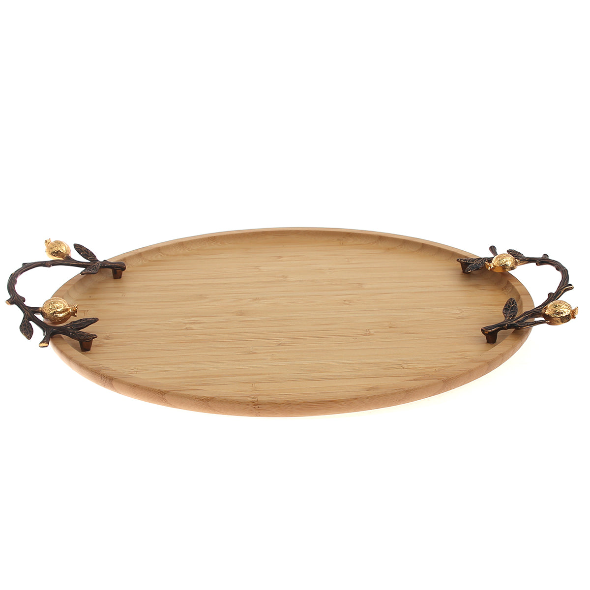 Oval Tray Wood Med ORCHID WB1070