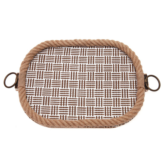 Oval Tray Brown L 7631-8