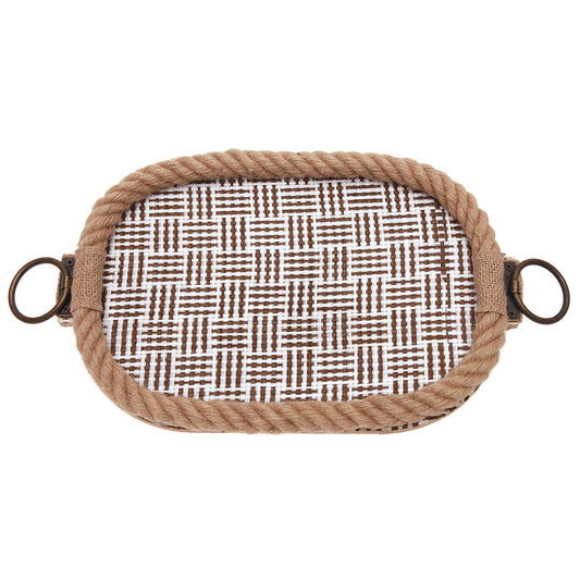 Oval Tray Brown S 7631-8 - Habitt
