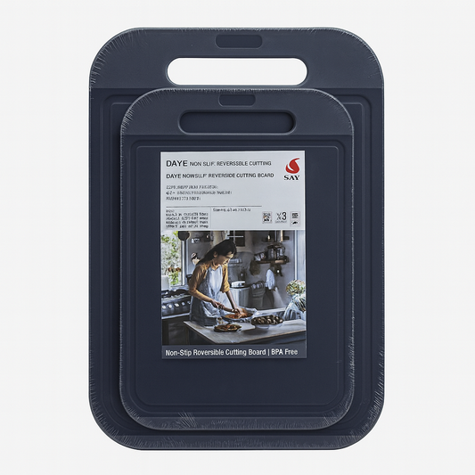 Black Cutting Board Set – Large, Medium & Small (40x27cm, 35x23cm, 29x20cm)