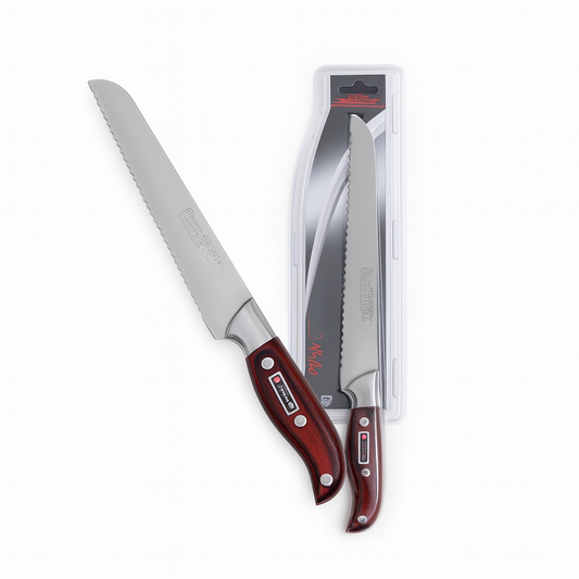 Stainless Steel Bread Knife – Single Piece