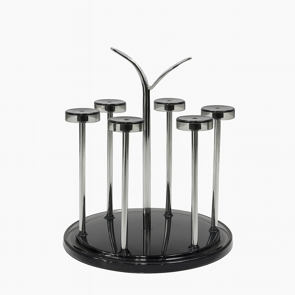 Glass Holder Stand – Iron Frame for 6 Glasses