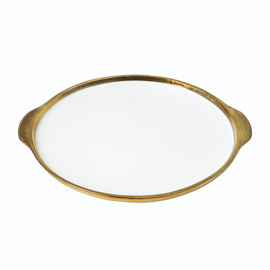8" Deep Plate – Gold Finish