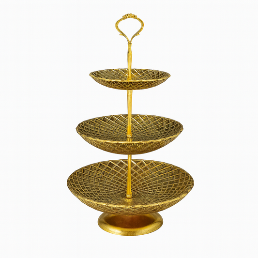Super Dine 3 Tier – Gold Finish