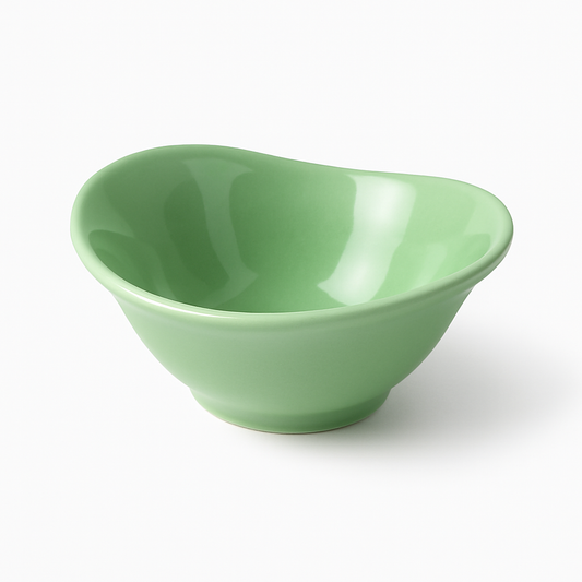 6PCS Solecasa Green Ceramic Bowl Set – Small Snack & Dessert Bowls for Everyday Use