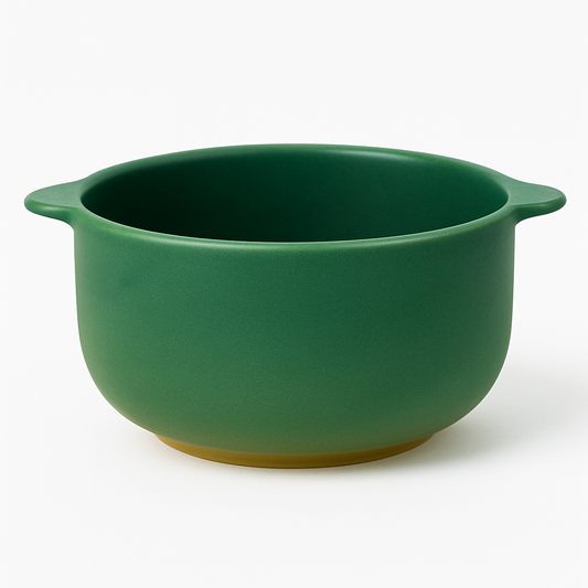 700ML Dual-Tone Ceramic Bowl with Handles