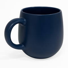 520ML Curved Ceramic Mug – Red, Beige, Grey, Blue & Dark Blue Variants