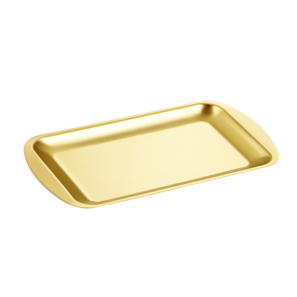 Iron Golden Serving Tray – 14.5 cm