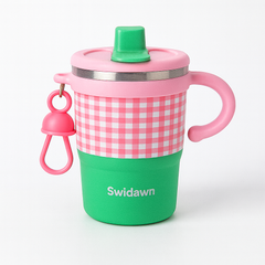 Stainless Steel Tumbler – Check Style (600ml)