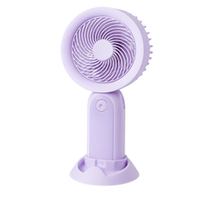 Hand Fan with LED Light and Stand