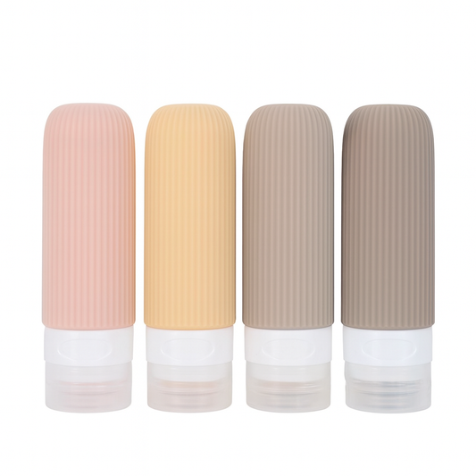 Silicone Travel Bottles – Set of 4