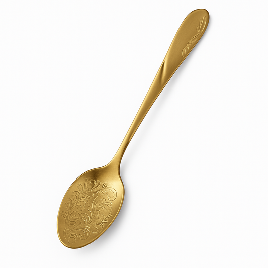 Winsor Golden Dinner Spoon Set – Premium Stainless Steel Cutlery Set of 6