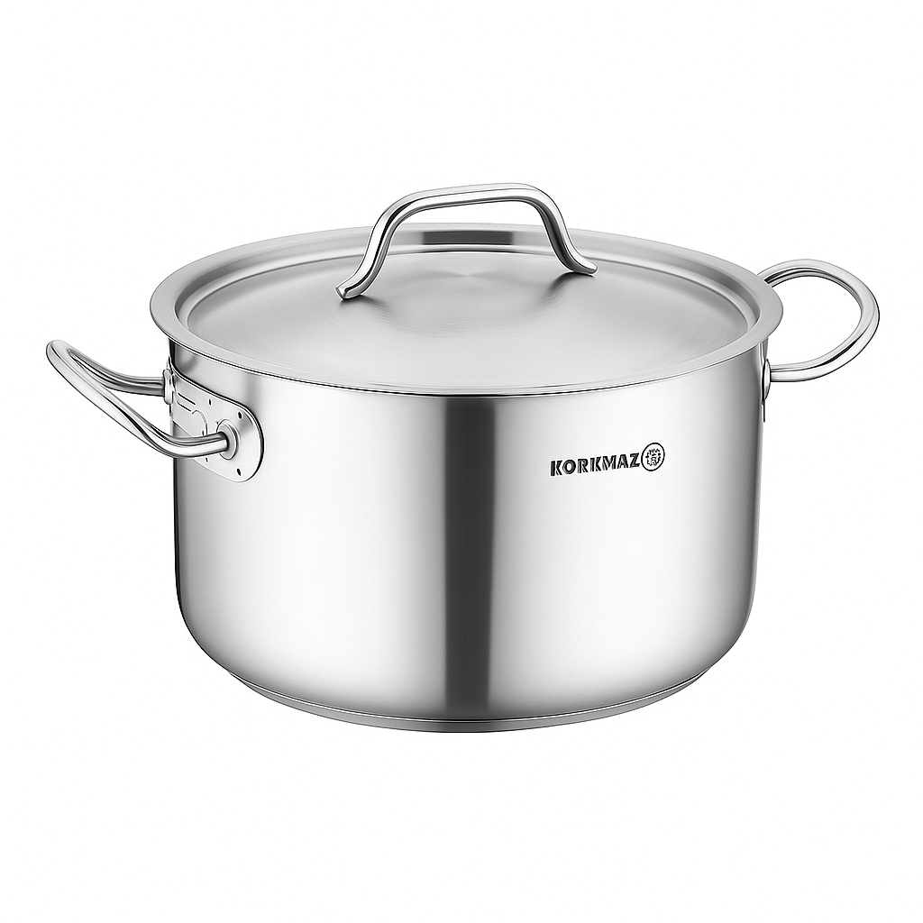 Proline Gastro Stainless Steel Casserole Pot Set – Professional Grade Cookware (Sizes: 20x12, 28x12, 28x16, 32x19, 36x10, 36x21, 40x25 cm) - Habitt