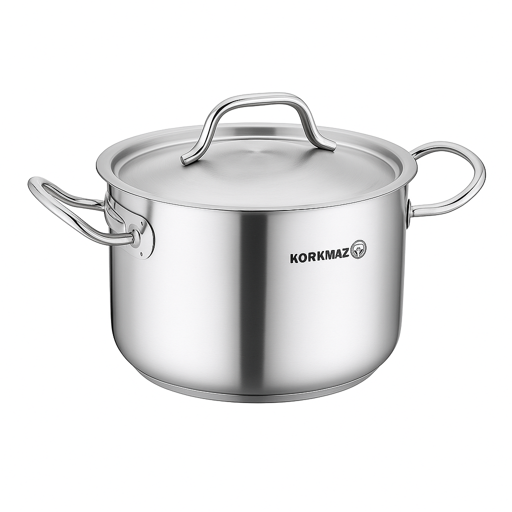Proline Gastro Stainless Steel Casserole Pot Set – Professional Grade Cookware (Sizes: 20x12, 28x12, 28x16, 32x19, 36x10, 36x21, 40x25 cm) - Habitt