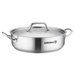 Proline Gastro Stainless Steel Casserole Pot Set – Professional Grade Cookware (Sizes: 20x12, 28x12, 28x16, 32x19, 36x10, 36x21, 40x25 cm)