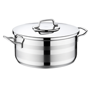 Astra2 Stainless Steel Casserole Set – Heavy-Duty Mirror Finish Cookware (Sizes: 32x19, 36x21, 40x25 cm) - Habitt