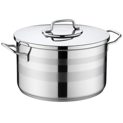Astra2 Stainless Steel Casserole Set – Heavy-Duty Mirror Finish Cookware (Sizes: 32x19, 36x21, 40x25 cm)