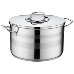 Astra2 Stainless Steel Casserole Set – Heavy-Duty Mirror Finish Cookware (Sizes: 32x19, 36x21, 40x25 cm)
