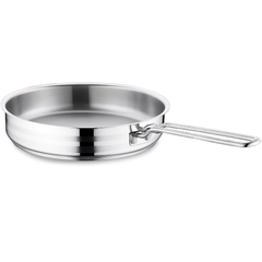 Astra2 Stainless Steel Frypan – Premium Mirror Finish Cookware (Available Sizes: 20x5 cm, 26x6.5 cm)