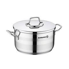 Astra2 Stainless Steel Casserole with Lid – Available in 20x11.5 cm, 28x16 cm & 30x18 cm