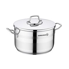 Astra2 Stainless Steel Casserole with Lid – Available in 20x11.5 cm, 28x16 cm & 30x18 cm
