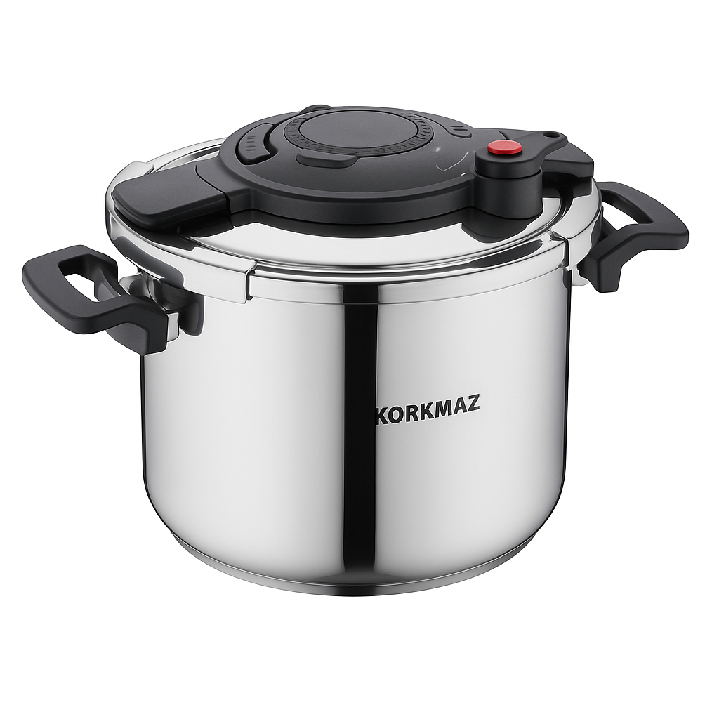 Alessa Stainless Steel Pressure Cooker – 10 L & 12 L - Habitt
