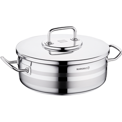 Astra2 Stainless Steel Casserole with Lid – Available in 20x11.5 cm, 28x16 cm & 30x18 cm
