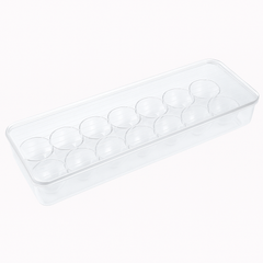 Egg Storage Box – 14-Slot Clear Organizer with Lid for Fridge & Kitchen Use
