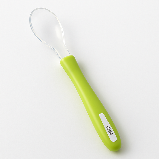 Transparent Baby Feeding Spoon – Soft, Easy-Grip Handle for Safe Infant & Toddler Feeding