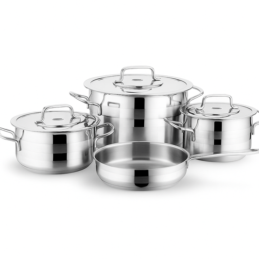 Astron 7-Piece Stainless Steel Cookware Set